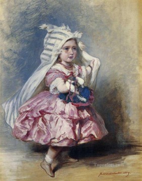 Retrato de la realeza de la princesa Beatriz Franz Xaver Winterhalter Pinturas al óleo